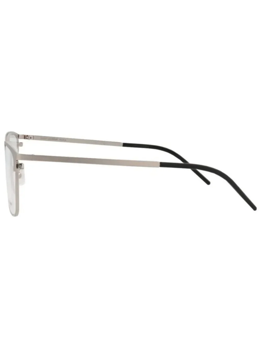 New Saint Laurent Mens Square/Rectangle Silver Silver Transparent Fashion Design
